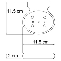 Мыльница-решетка WasserKRAFT Berkel 6869