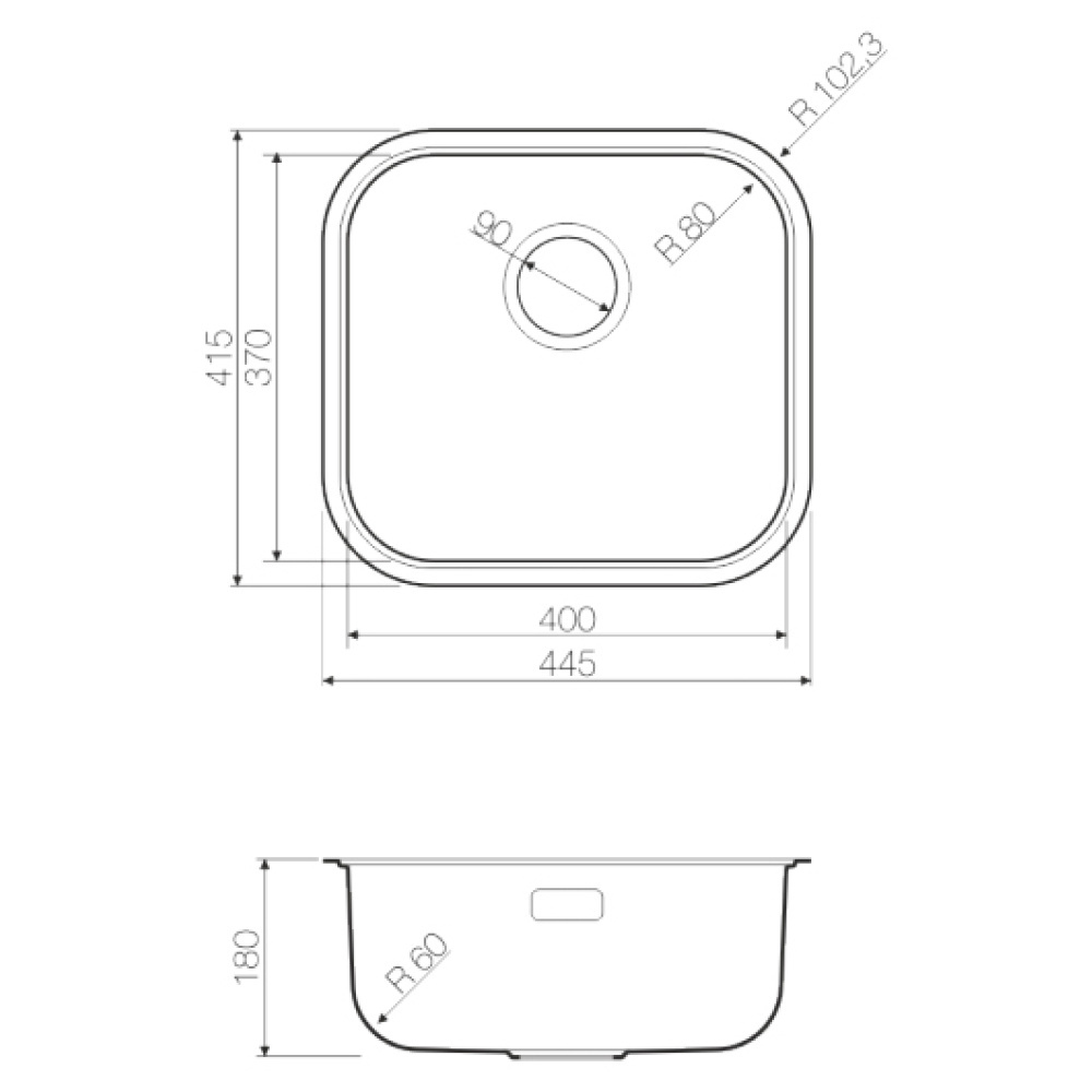 Кухонная мойка Omoikiri Omi 44-U (4993190) античная латунь