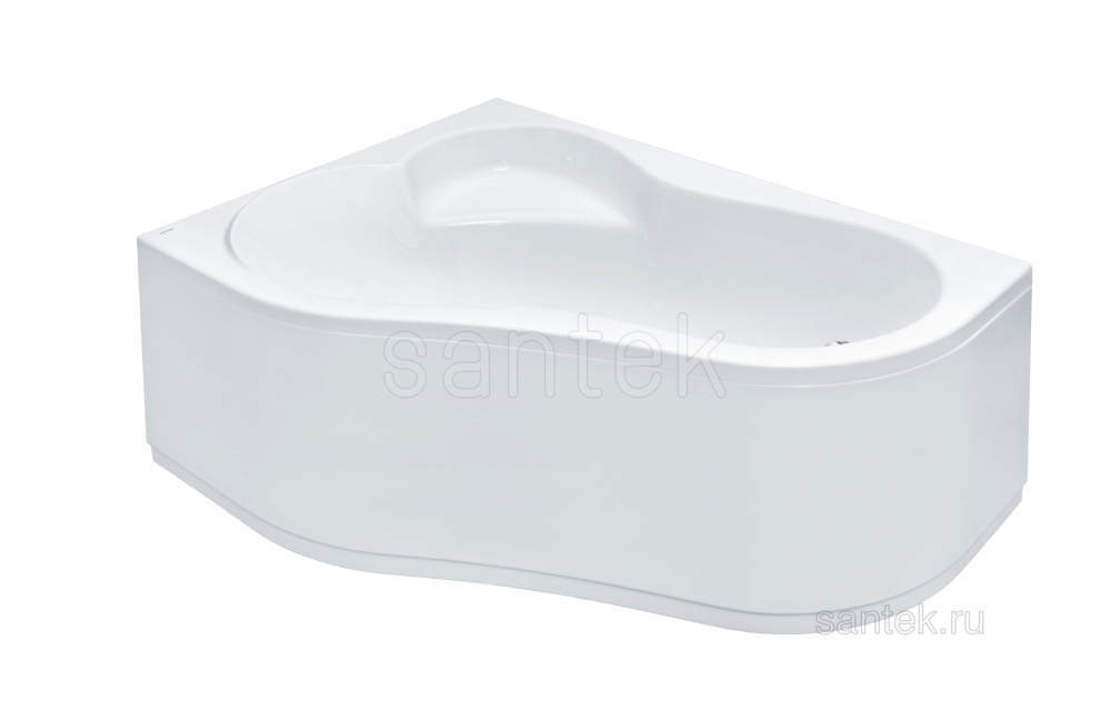 Акриловая ванна 150x100 Santek (1.WH11.2.034), асимметричная