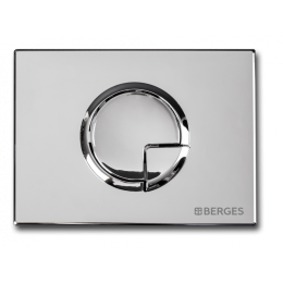 Фото Инсталляция для унитаза Berges Novum 040223 кнопка R3 хром глянец