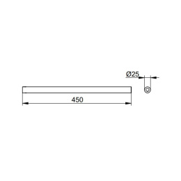 Полотенцедержатель Keuco Collection Reva 12820010000, хром