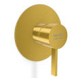 Смеситель для душа Remer Metrica MC30LBG, золото брашированное