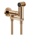 Гигиенический душ - комплект со смесителем NOBILI AV00600RCP красное золото