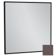 Зеркало Jacob Delafon Silhouette EB1423-S32, 60 х 60 см, лакированная рама светло-коричневый сатин