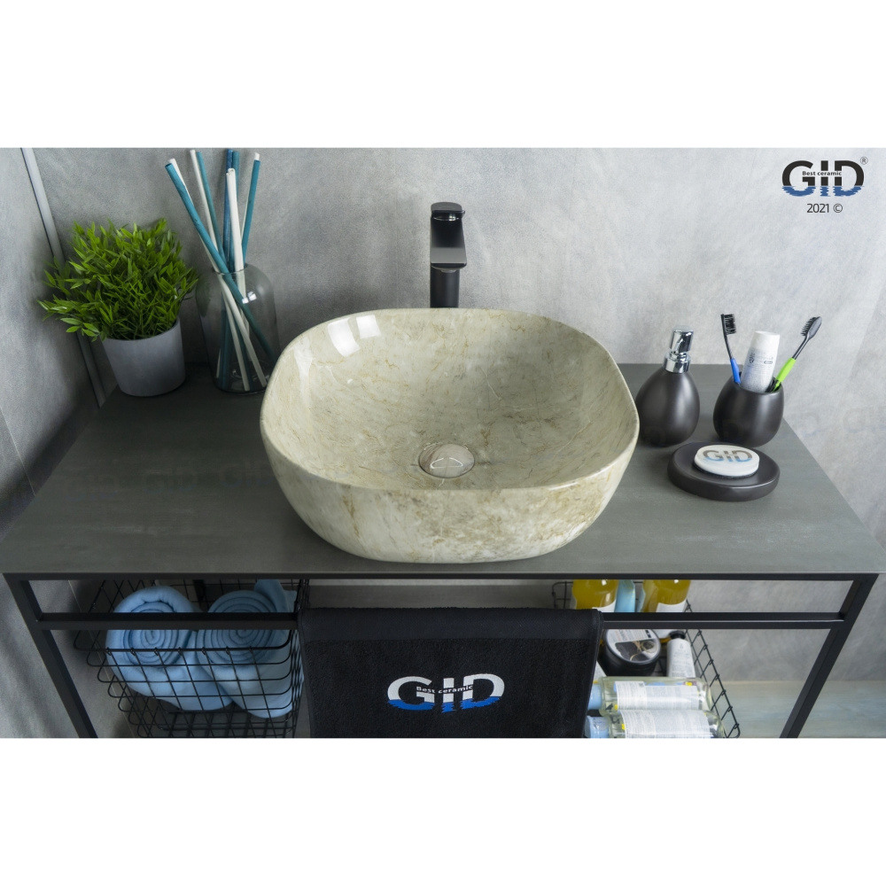 Раковина накладная Gid Mnc545