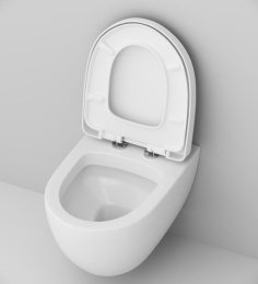 Инсталляция + унитаз + клавиша Am.Pm Awe (IS49001.111738) белый, синий