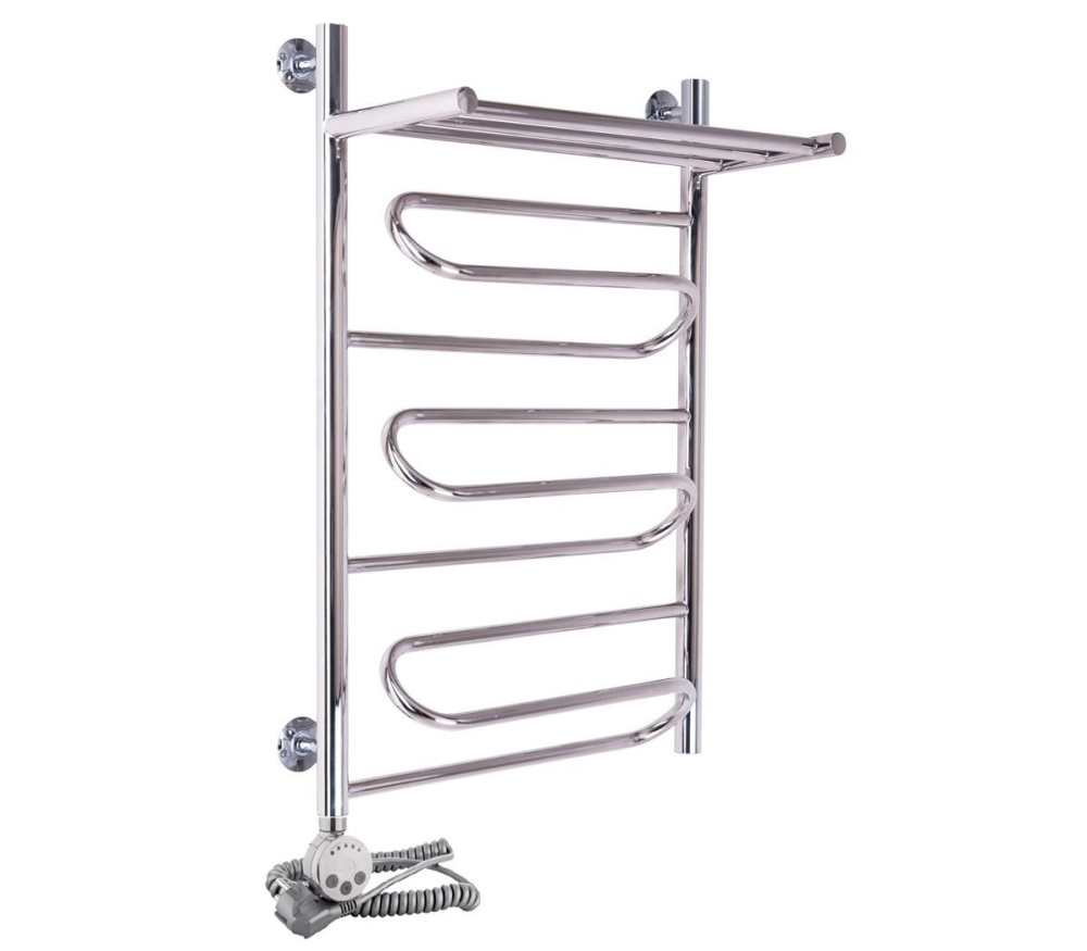 Фото Полотенцесушитель электрический Ника Curve ЛZ/ВП, левый тэн ЛЗ ВП 60/50 лев