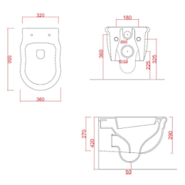 Унитаз подвесной ArtCeram Hermitage (HEV010 03 00) черный