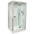 Душевая кабина 120x90x220 Timo (PURO Н-511 L) С гидромассажем, акрил, Поддон низкий