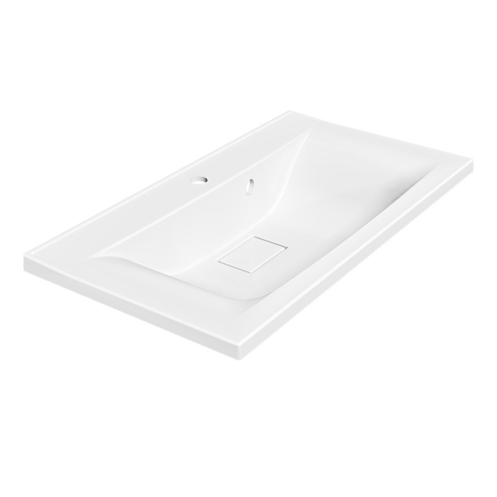 Фото Раковина из искусственного камня Vincea (VCB-3M900W) белый