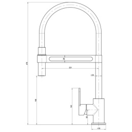 Смеситель для кухонной мойки Lemark Soul (LM6006C)