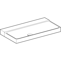 Раковина Geberit Xeno² 500.532.01.1, 90 х 48 см, без перелива, белая