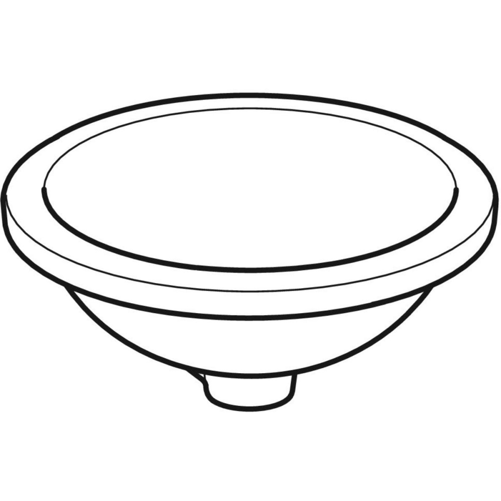 Geberit Variform 500.746.01.2 Раковина, встраиваемая снизу