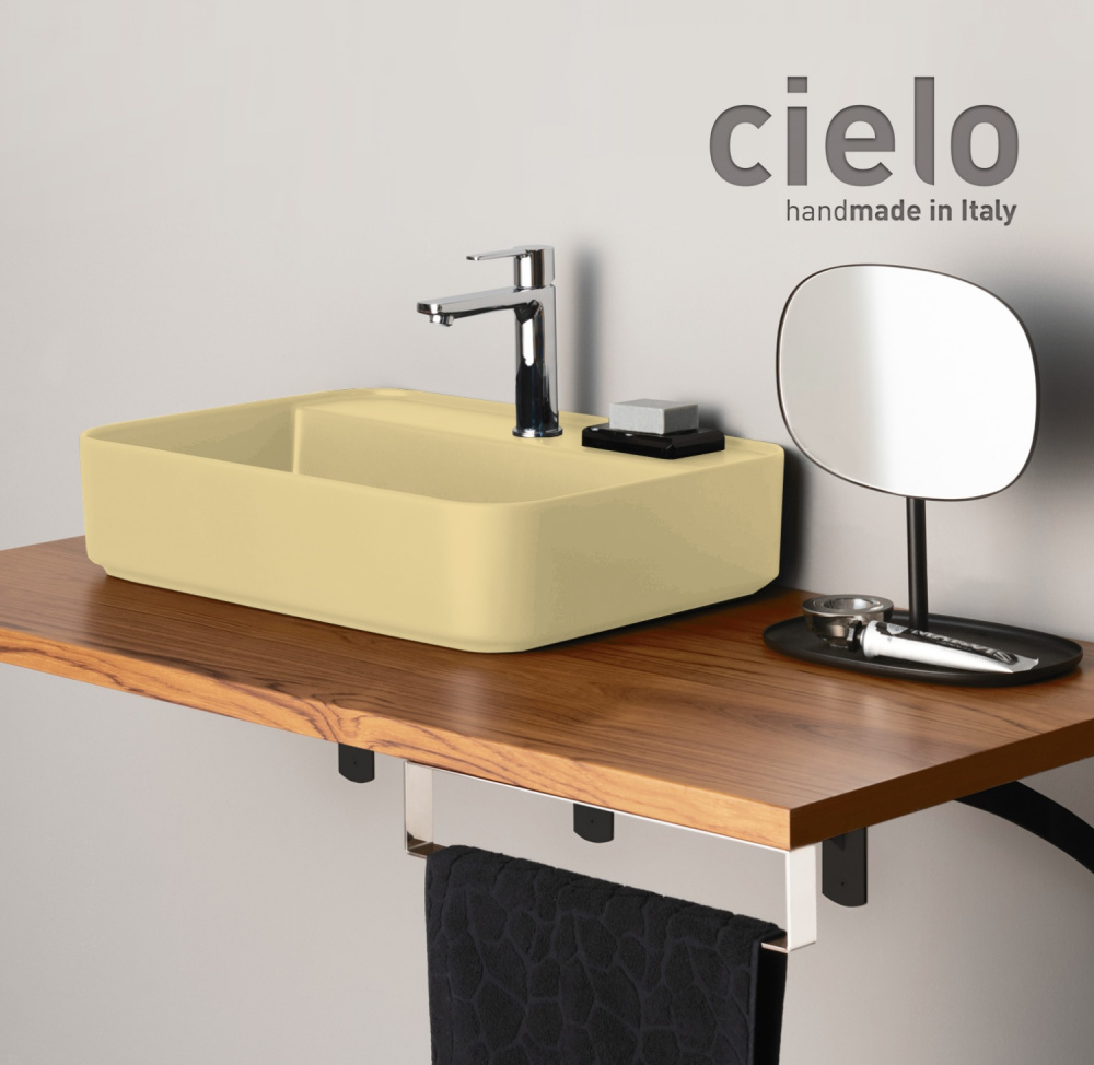 Фото Ceramica CIELO Shui Comfort SHCOLARF CN Раковина для ванной комнаты 60*43 см, подвесная - накладная 