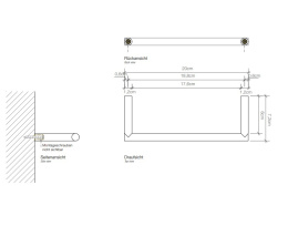 Держатель для полотенца Decor Walther Mikado (0520620), золото