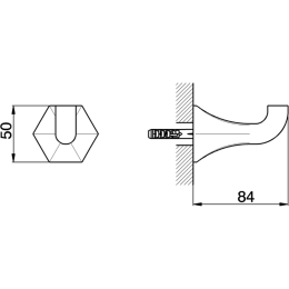 Фото Крючок для халата Cisal Cherie CE09071024, золото