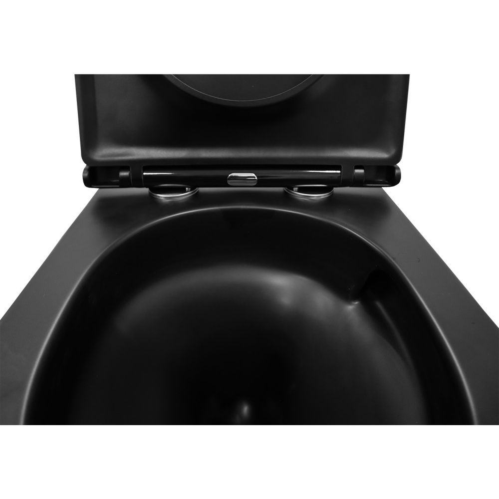 Унитаз подвесной Azario Grado (AZ-0046-UQ1-MB) Черный матовый