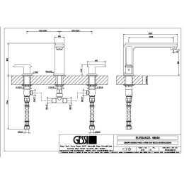 Смеситель для ванны Gessi Eleganza (46045#031) хром