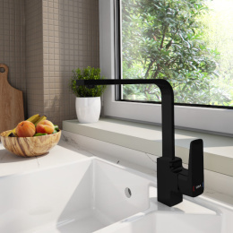 Смеситель для кухни Vitra Root Square (A4275336EXP) черный, матовый