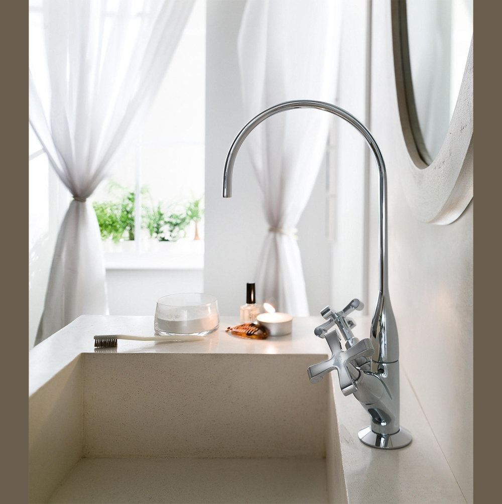 Фото NOBILI Carlos Primero CP218/1CR - Высокий смеситель для раковины (хром)