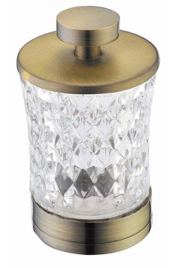 Фото Стакан для ватных дисков Boheme (10214) бронза