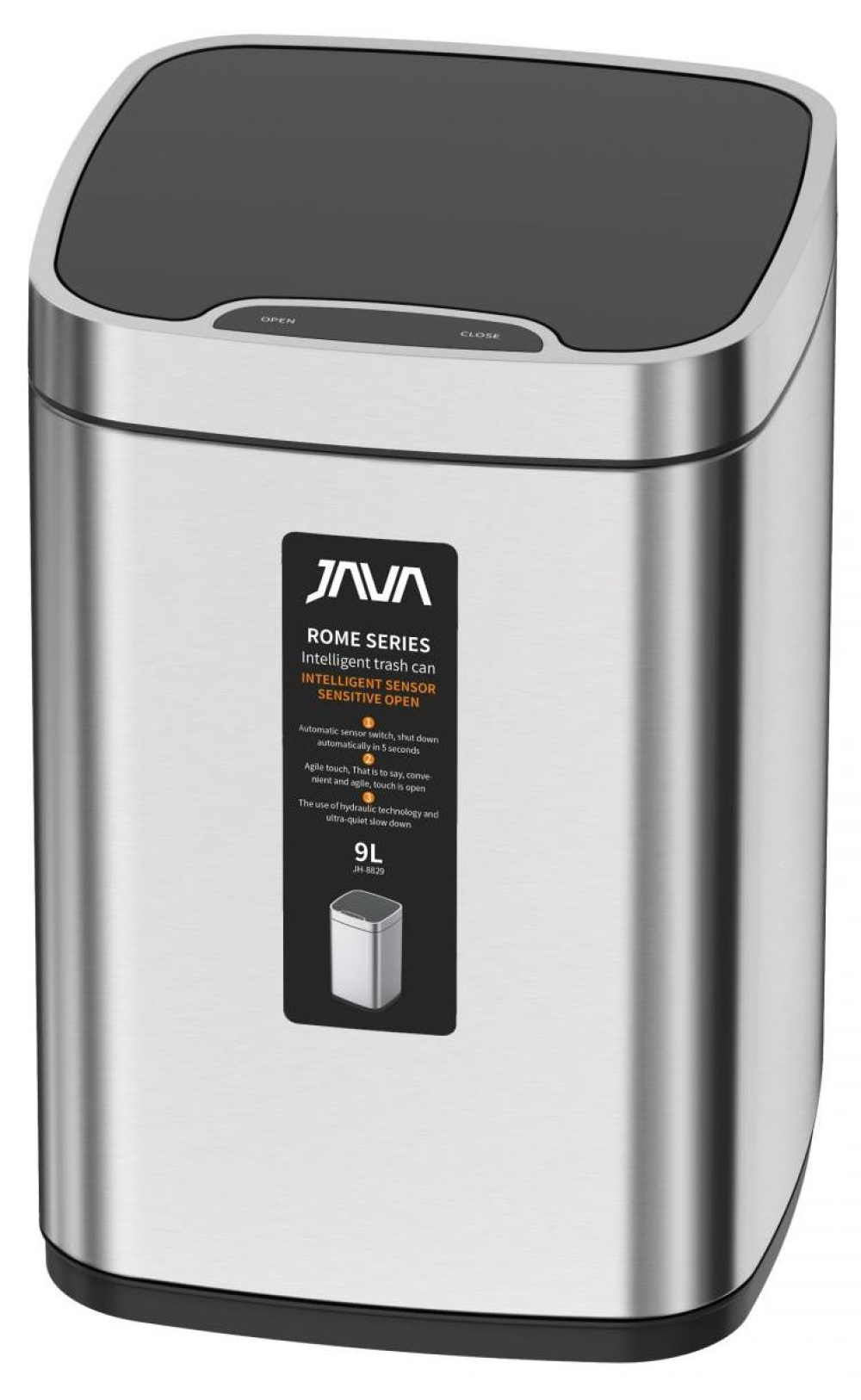 JAVA S-883-9L Сенсорное ведро 9 л