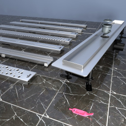 Фото Душевой лоток Timo Drain Protect (DP20600-SG20600) сатин