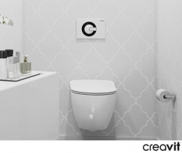 Унитаз биде Creavit Free FE322-00CB00E-0000 подвесной Белый без сиденья