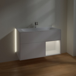 Villeroy Boch Finion G040GFGJ Тумба под раковину 996х498 мм (glossy white/light grey matt)
