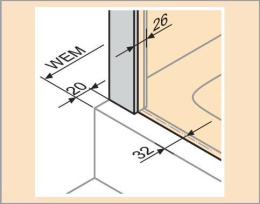 Душевая дверь в нишу Huppe Enjoy Elegance 670051 091 321 90*200 см