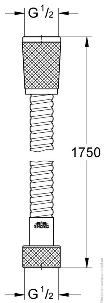 Фото Душевой шланг Grohe Silverflex 28388000