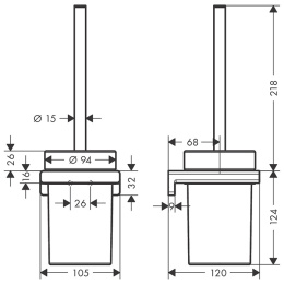 Ёршик Hansgrohe AddStoris (41752340)