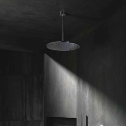 Верхний душ Axor ShowerSolutions 26035820, 35,5x35,5 см, 1 режим струи, с держателем, шлифованный ни