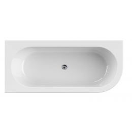 Акриловая ванна 180x80 Cezares (SLIM CORNER-180-80-60-R-W37-SET), прямоугольная