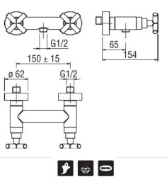 NOBILI Spring SP57003/1CR Смеситель для душа (хром)