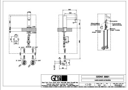 Смеситель для раковины Gessi Ozone (30521#031) хром