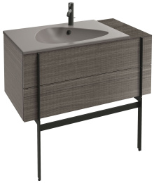 Фото Тумба под раковину Jacob Delafon Nouvelle Vague 100 см, EB3031-E73, цвет - фактурный дуб