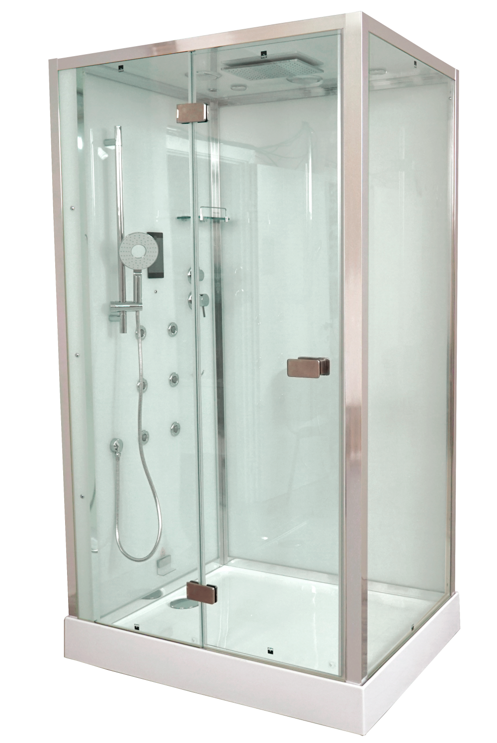 Фото Душевая кабина 120x90x220 Timo (H-511R) С гидромассажем, акрил, Поддон низкий