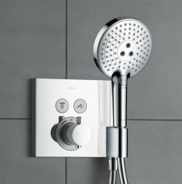 Смеситель термостатический Axor ShowerSelect 36712000, с держателем FixFit