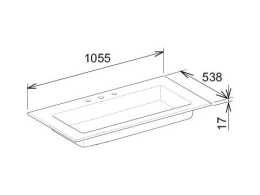 Фото Раковина Keuco Royal 60 32150311003, белый