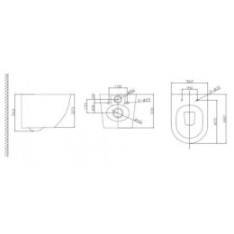 Унитаз подвесной BelBagno UNO BB3105CHR
