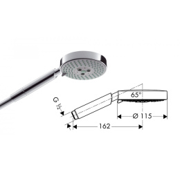 Ручной душ Hansgrohe Raindance (28514000) хром