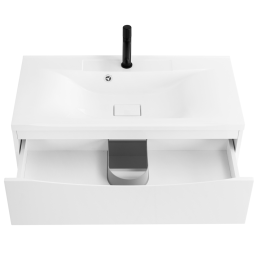 Тумба под раковину BelBagno Marino MARINO-1000-2C-SO-BL-P, 100 х 44,5 х 55 см, Bianco Lucido