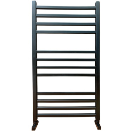 Фото Полотенцесушитель водяной Ника Modern ЛМ 5 черный матовый RAL9005 Люкс  ЛМ 5 60/50 черный мат. с вен