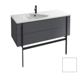 Тумба под раковину Jacob Delafon Nouvelle Vague 120 см, EB3036-N18, цвет - белый глянцевый