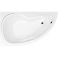 Акриловая ванна 150x90 Aquanet (00204001), асимметричная, Гидромассаж: установка по желанию