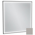 Зеркало Jacob Delafon Allure EB1435-S21, 80 х 80 см, с подсветкой, лакированная рама серый титан сат