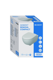 Geberit Renova 500.122.TC.R Комплект инсталляция и унитаз подвесной стандартные, цвет унитаза: белый