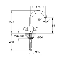 Grohe Aria 31043000 Смеситель для кухни