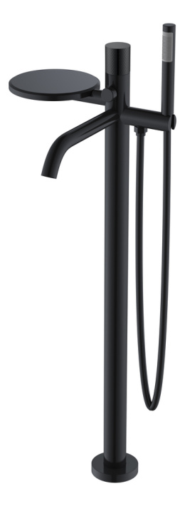 Смеситель напольный Boheme Stick (129-BB.2) черный